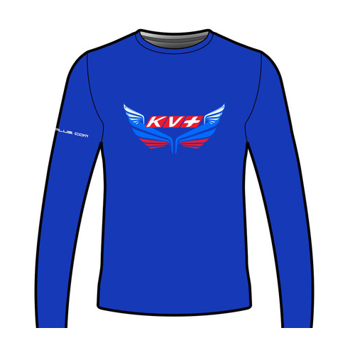 фото Рубашка kv+ t-shirt long sleeve мужская, blue, l
