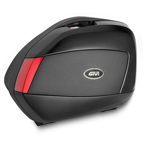 фото Комплект боковых кофров monokey side 35 л givi black-red (v35n)