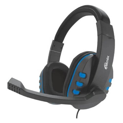 фото Наушники ritmix rh-555m gaming blue