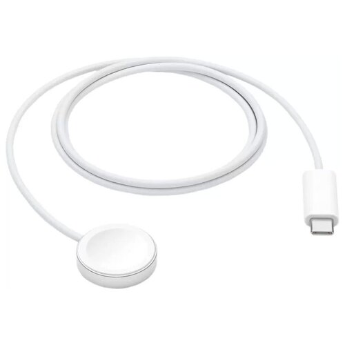 фото Беспроводное зарядное устройство apple watch magnetic fast charger type-c, белый