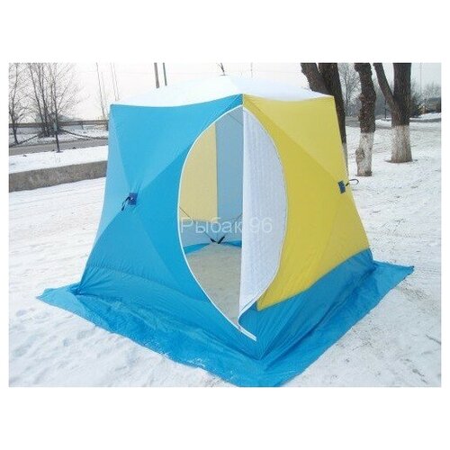 фото Палатка зимняя куб 3-местная трехслойная дышащая 2,2х2,2 стэк