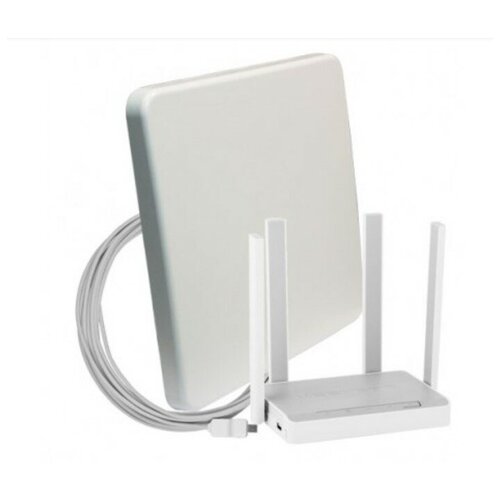 фото Комплект для мобильного интернета wifi 3g/4g ds-link ds-4g-18m l-4 (антенна mimo 18дб, usb кабель 10м, роутер wi-fi 2.4ггц, 5ггц) далcвязь