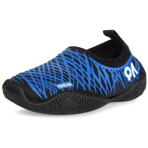 фото Обувь для кораллов aqurun "edge", цвет: черный, синий. aqu-bkbl. размер 25/27