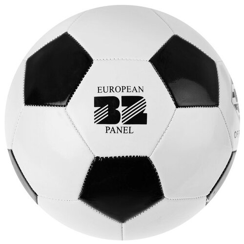 фото Мяч футбольный сlassic, размер 5, 32 панели, pvc, 2 подслоя, машинная сшивка, 260 г qwen