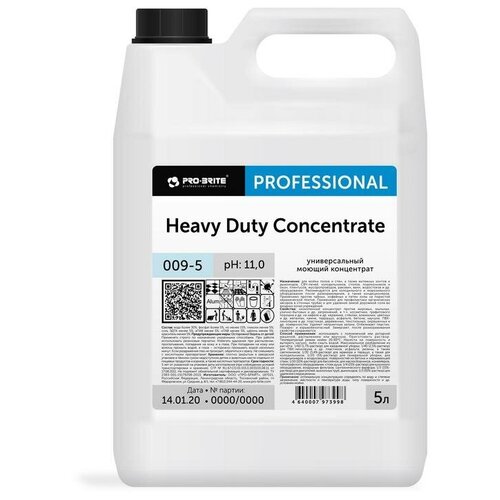 фото Многофункциональный моющий концентрат, pro-brite heavy duty concentrate, канистра 5л