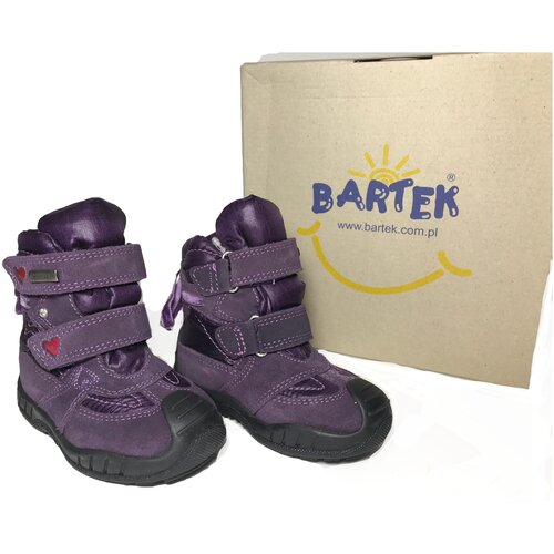 фото Осенние ботинки для девочек фиолетовые 22 размер с утепленной мембраной sypma-tex bartek