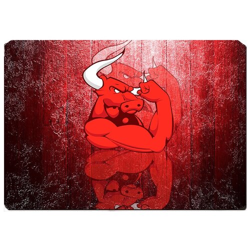 фото Игровой коврик для мыши красный бык drabs
