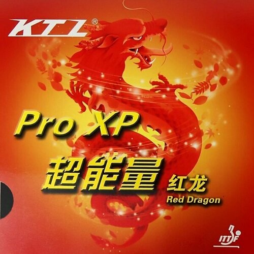 фото Накладка для настольного тенниса ktl (lkt) pro xp red dragon, red, 1.8