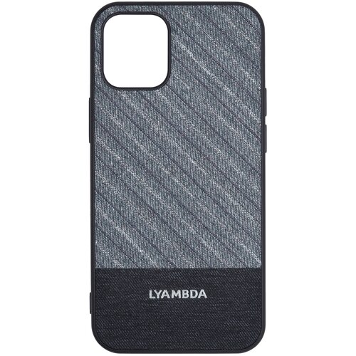 фото Чехол lyambda europa для iphone 12 mini (la05-1254-bl) light grey strip