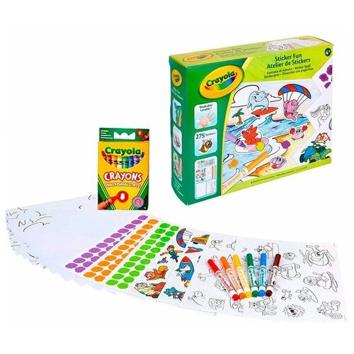 фото Crayola crayola набор для детского творчества со стикерами 04-0577c