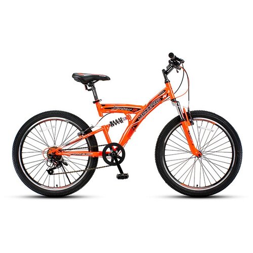 фото Велосипед sensor 24 оранжево-чёрный maxxpro