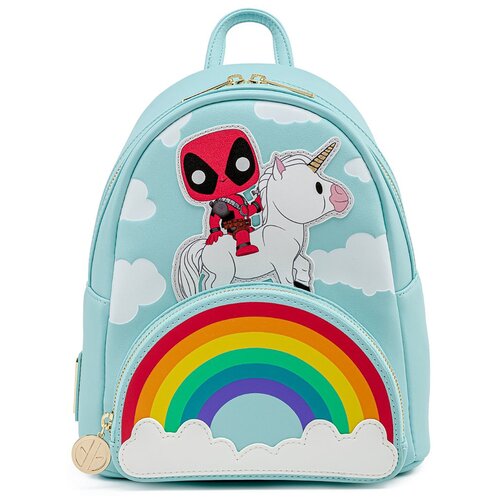 фото Рюкзак marvel deadpool 3th anniversary: unicorn rainbow mini loungefly