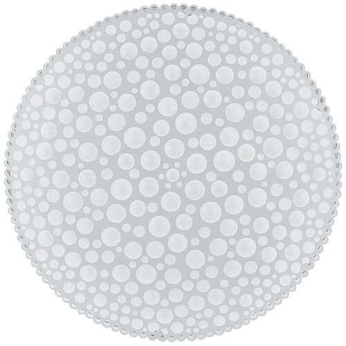 фото Светодиодный управляемый светильник накладной feron al3389 dots тарелка 72w 3000к-6000k белый