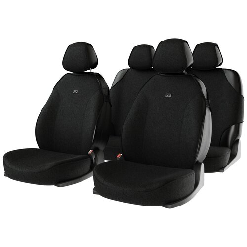 фото Чехлы-майки на сиденья автомобиля carfashion bingo черный/черный/черный