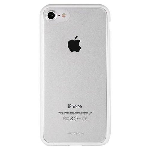 фото Чехол-накладка wk fluxay для apple iphone 7/iphone 8 white