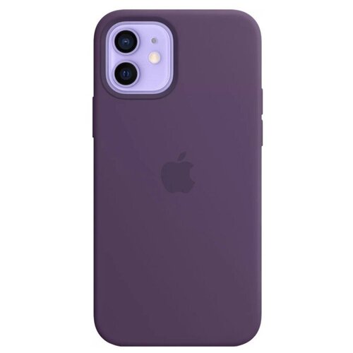 фото Чехол для apple iphone 12\12 pro silicone case with magsafe amethyst