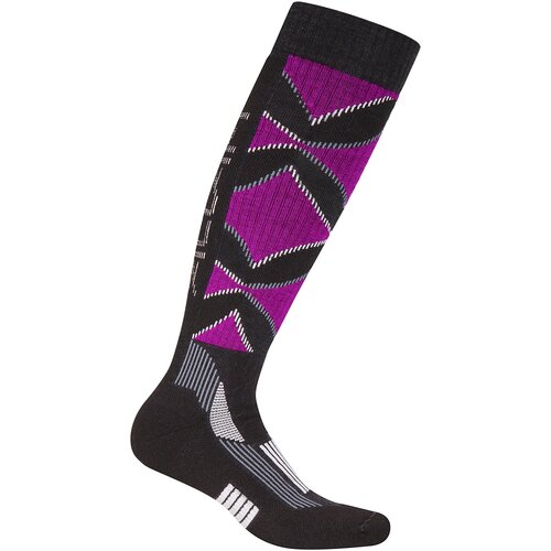 фото Носки accapi, плоские швы, с утеплением, размер 45-47, фиолетовый, черный