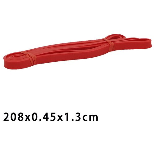 фото Эспандер резиновая петля для фитнеса красная, 6,8 - 11,3 кг долспорт
