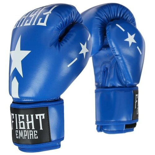 фото Перчатки боксёрские fight empire, 12 унций, цвет синий нет бренда