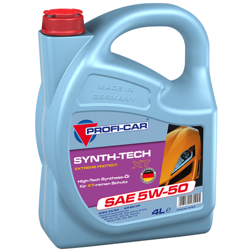 фото Синтетическое моторное масло profi-car synth-tech xt sae 5w-50, 4 л