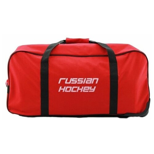 фото Баул хоккейный, сумка спортивная на колесах bitex 24-201 красный/черный