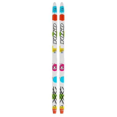фото Лыжи пластиковые бренд цст step, 110 см, цвета микс
