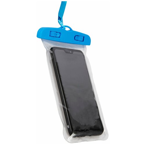 фото Чехол водонепроницаемый универсальный для телефона 6,3 дюйма синий mobility