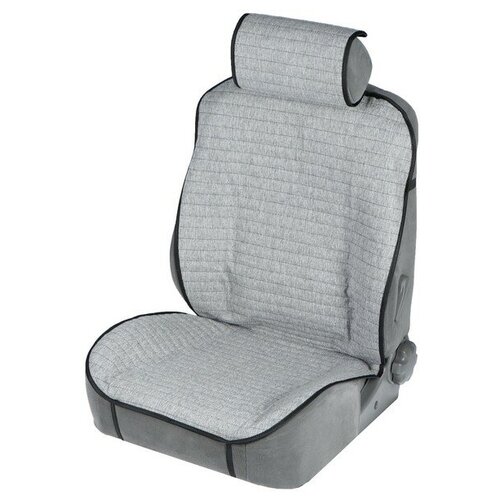 фото Накидка на переднее сиденье, лен, размер 55 х 150 см, серый mikimarket