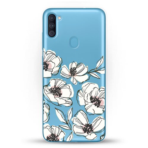 фото Силиконовый чехол цветы на samsung galaxy a11 andy & paul