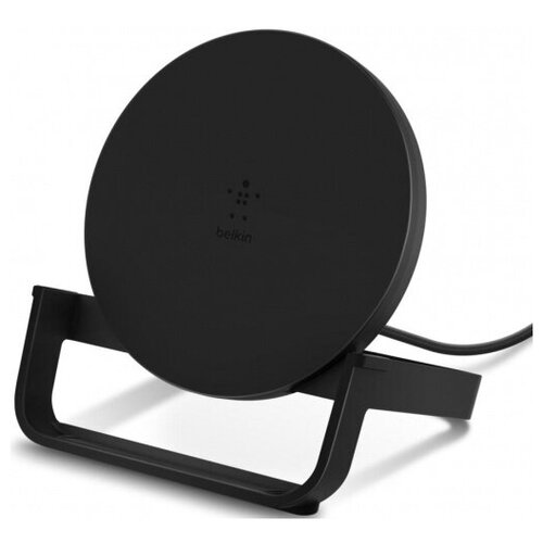 фото Беспроводное зарядное устройство belkin (wib001vfbk) с адаптером (black)