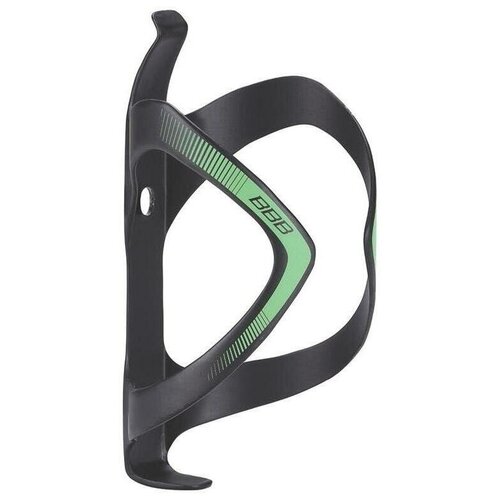 фото Флягодержатель bbb fibercage matt black/green