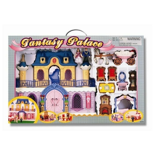 фото Игровой набор keenway fantasy palace дворец с каретой и предметами