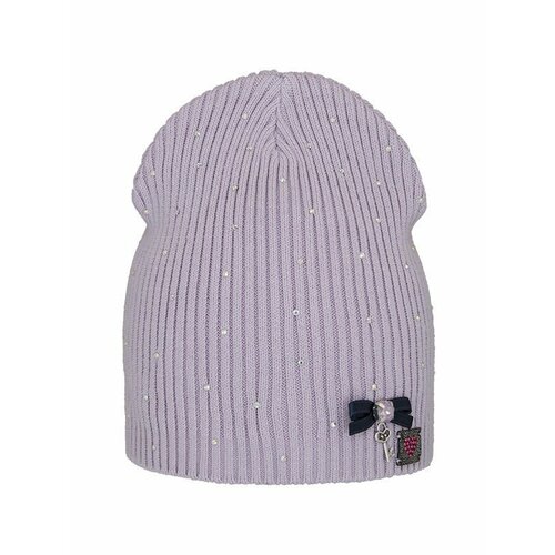 фото Шапка mialt, размер 46-48, фиолетовый