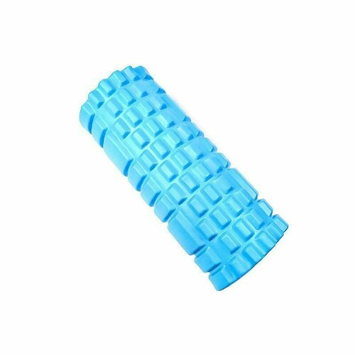 фото Ролик массажный для йоги и фитнеса yogastuff 33*14 см, голубой