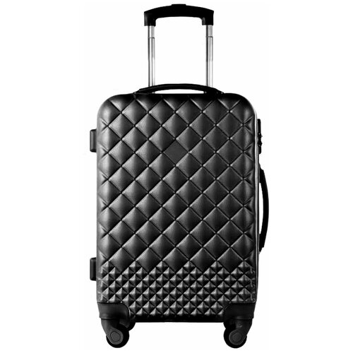 фото Чемодан легкий из abs пластика supra luggage, кодовый замок с индивидуальной настройкой кода, 43 литра, 4 колеса с поворотом на 360 градусов