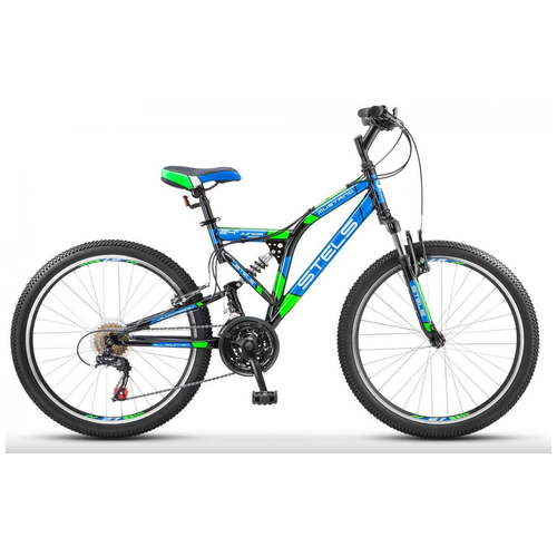 фото Велосипед stels mustang md 24 v010 (2020) неоновый-зелёный 16 ростовка