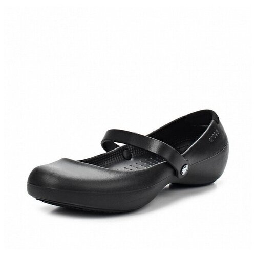 фото Балетки crocs 11050-001 женские, цвет черный, размер 36