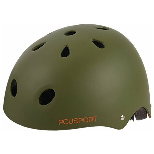 фото Велошлем polisport urban radical (53/55) green matte/orange