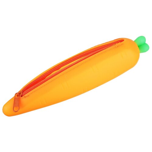 фото Пенал в форме банана и морковки, мягкий силикон простые решения