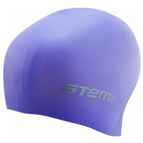 фото Шапочка для плавания atemi, силикон (б/м), фиолетовый , rc308