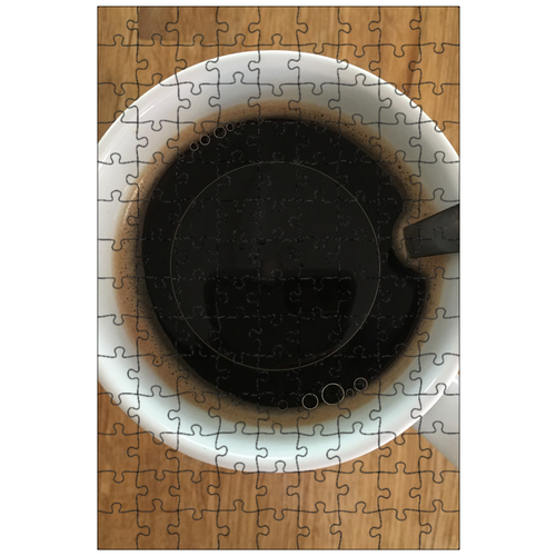 фото Магнитный пазл 27x18см."кофе, кружка, чашка" на холодильник lotsprints