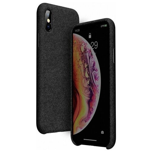 фото Чехол-накладка для для iphone x/xs baseus original super fiber (yp03,) (чёрный)