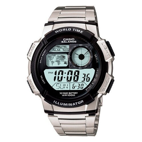 фото Casio мужские спортивные электронные наручные часы casio sport, pro trek ae-1000wd-1a
