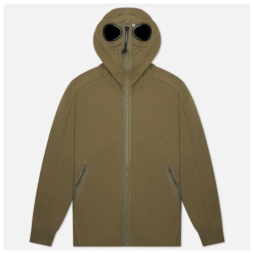 фото Мужская толстовка c.p. company diagonal raised fleece explorer goggle hoodie