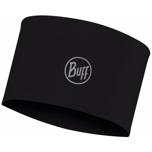 фото Повязка buff tech fleece headband solid black размер one size, black