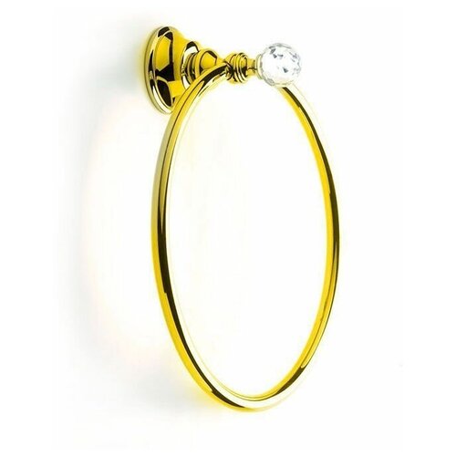 фото Полотенцедержатель stilhaus smart light кольцо, золото