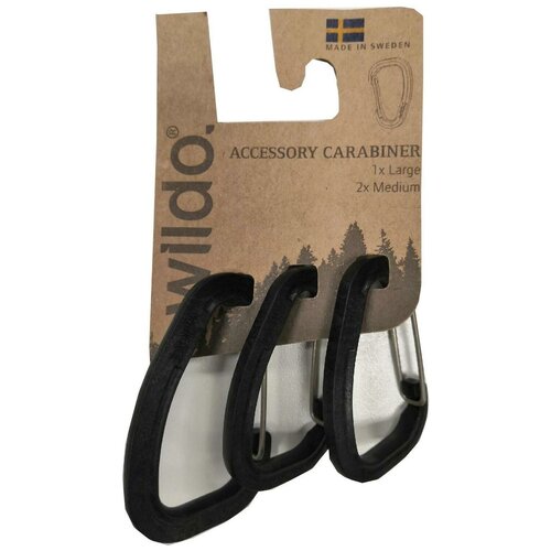 фото Набор карабинов wildo accessory carabiner set of three для аксессуаров wildo black