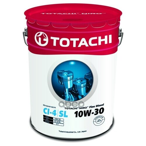 фото Totachi масло моторное totachi niro fine diesel ci-4 / sl минерал. 10w-30 18, 98л / 16, 5кг
