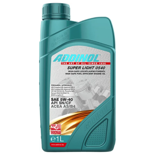 фото Моторное масло addinol super light 5w-40, 1л