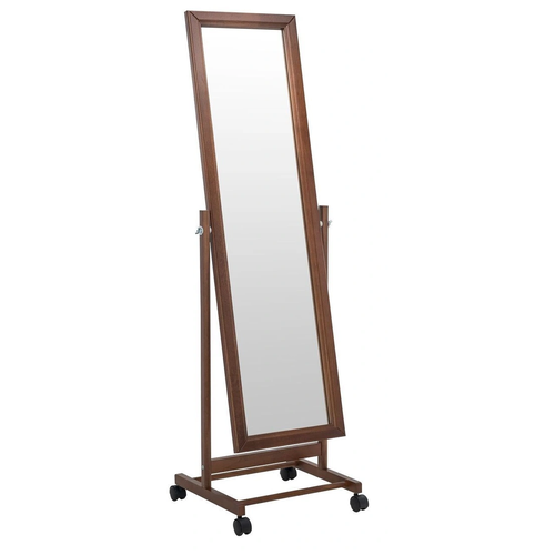 фото Зеркало напольное в 27н средне-коричневый мебелик